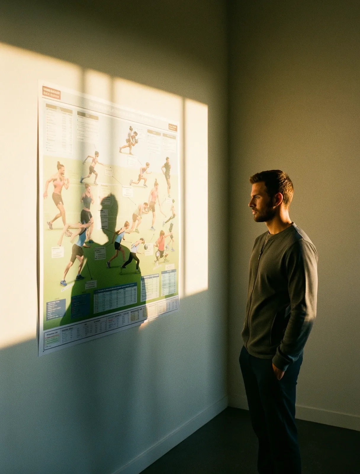 The physics of human momentum showcased in an architectural space